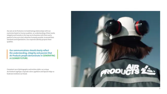 Brand building, worker portrait
