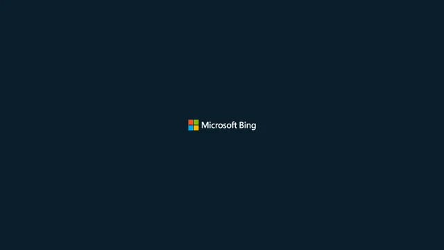 Closing logo on dark