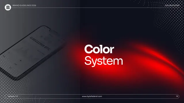 Byte Federal section divider - Color System