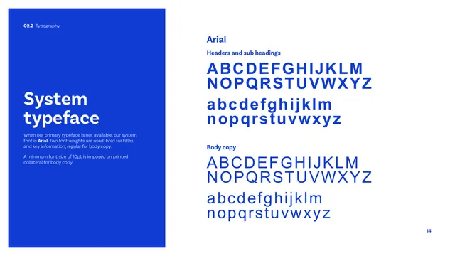 CIBSE Brand Guidelines - System typeface