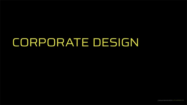 Corporate Design section divider