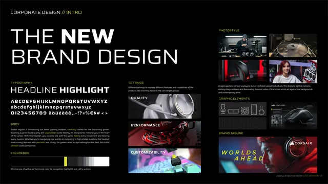 The new brand design overview