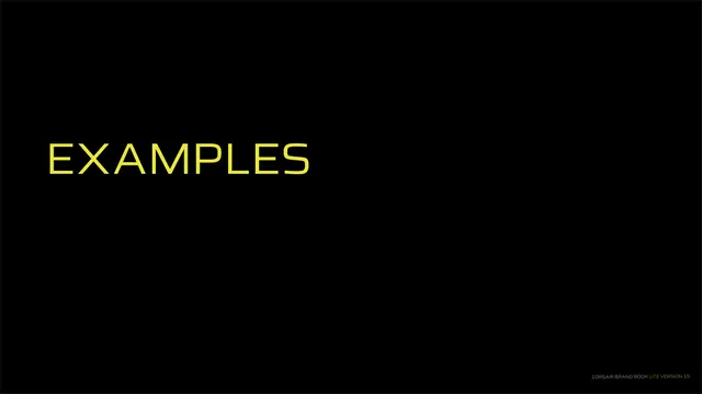 Examples section divider