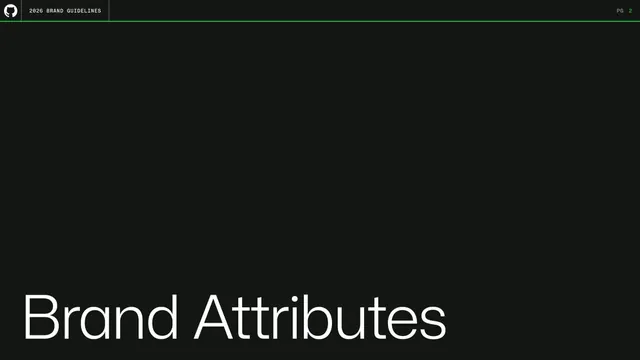 Brand Attributes section divider