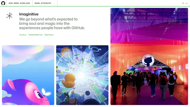 Imaginative attribute in copy, design, experiences