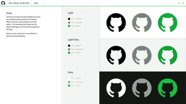 Logo color theme blocks