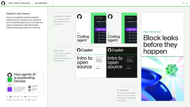 Copilot color theme and dithering