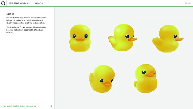 GitHub guidelines - Duckie character sheet