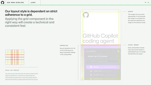 GitHub guidelines - grid and margins