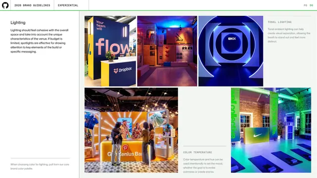 GitHub guidelines - experiential lighting