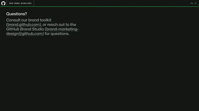 GitHub guidelines - questions closing page