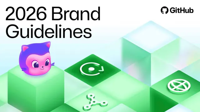 GitHub 2026 Brand Guidelines, minimal, swiss, high-contrast