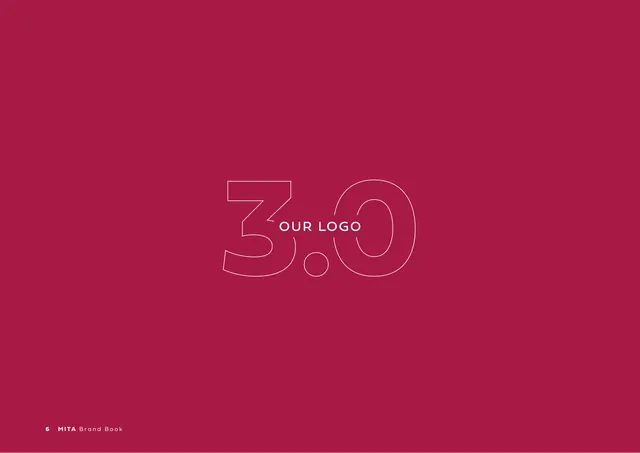 Section divider 3.0 Our Logo, minimal, technical, warm