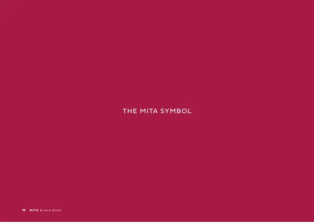 Sub-divider The MITA Symbol, minimal, editorial, warm