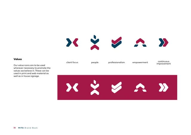 Values (icon set), minimal, technical, light