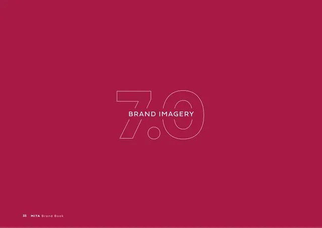Section divider 7.0 Brand Imagery, minimal, technical, warm