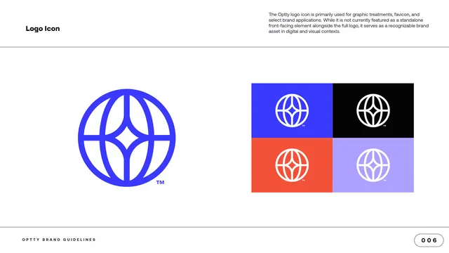 Logo Icon and color variations, minimal, corporate-clean, light