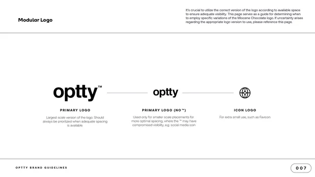 Modular Logo variants, minimal, corporate-clean, light