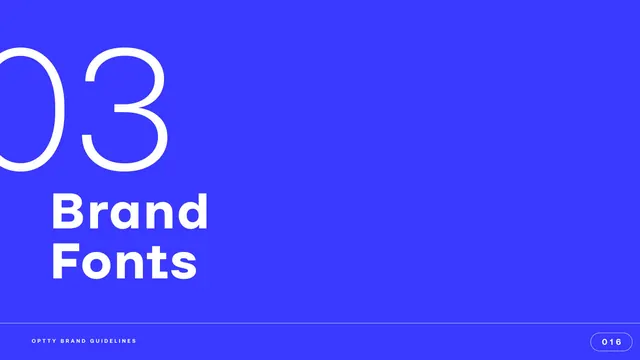 Section divider 03, Brand Fonts, minimal, monochrome, vibrant