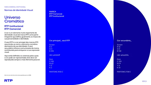 Chromatic universe, RTP primary and secondary blue