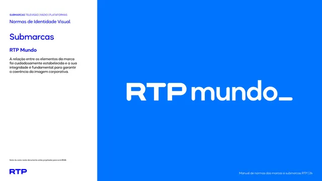 Sub-brand mark, RTP Mundo