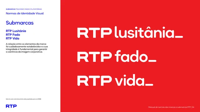 Sub-brand marks, RTP Lusitânia, Fado, Vida