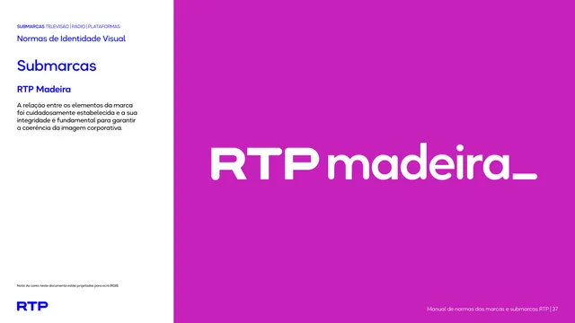 Sub-brand mark, RTP Madeira