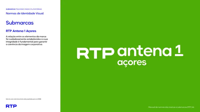 RTP Antena 1 Açores lockup intro