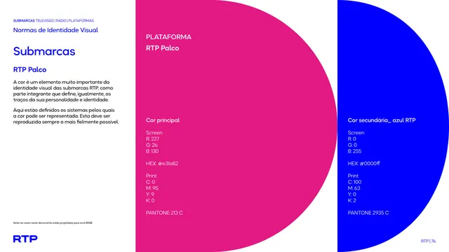 RTP Palco color specification