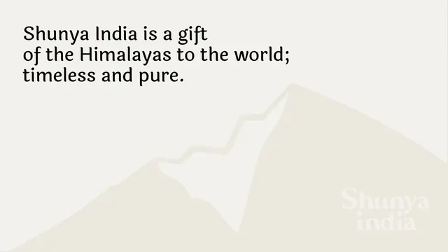 Shunya India brand manifesto statement