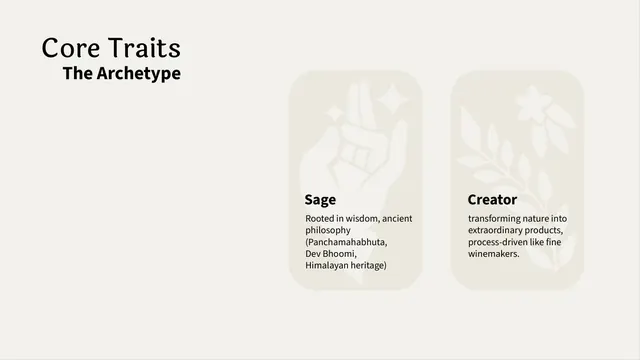 Shunya India brand archetype - Sage and Creator