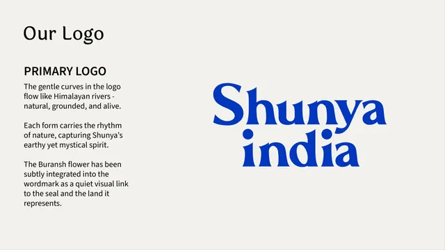 Shunya India primary logo reveal
