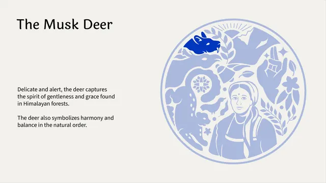 Shunya India crest breakdown - The Musk Deer
