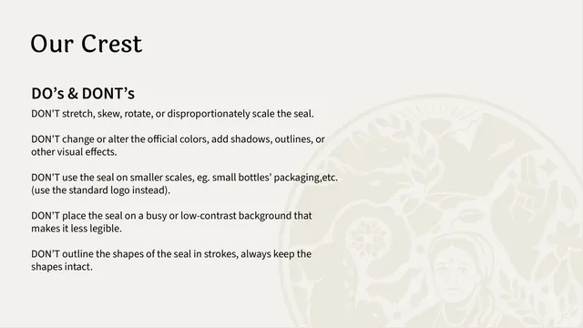 Shunya India crest do's and don'ts