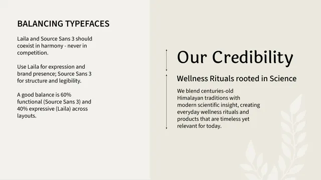 Shunya India balancing typefaces