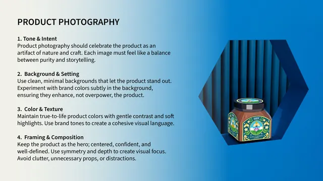 Shunya India product photography guideline