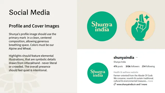 Shunya India social media guideline
