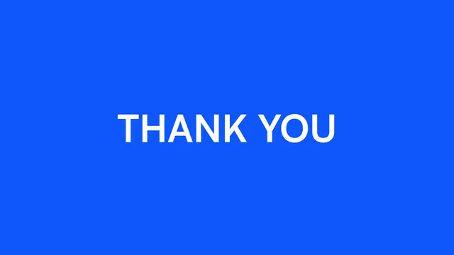 Toyow closing - Thank You