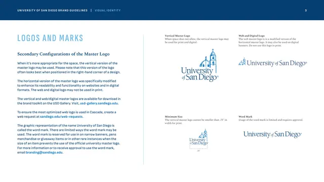 Secondary master-logo configurations, corporate-clean, minimal, light