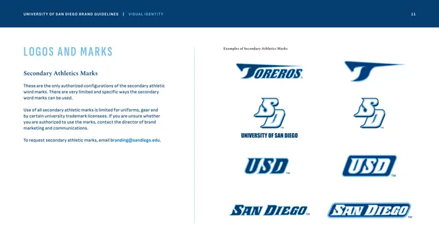 Secondary athletics marks, corporate-clean, light-mode, light