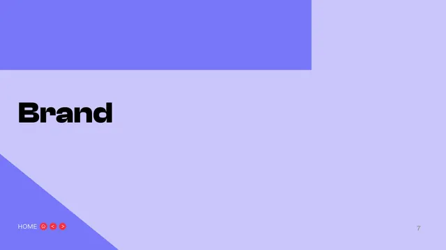 Brand section divider