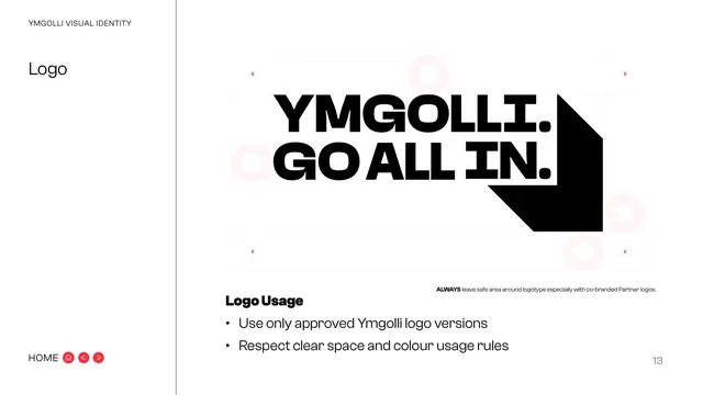 Logo clear space and usage