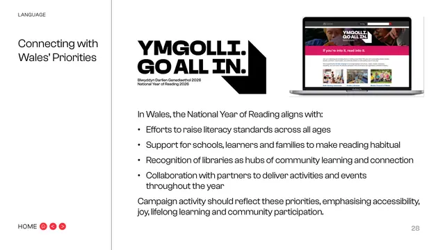 Connecting with Wales' Priorities