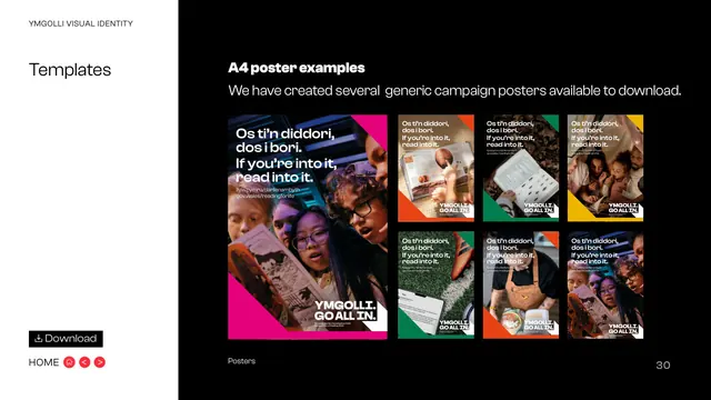 Templates, A4 posters