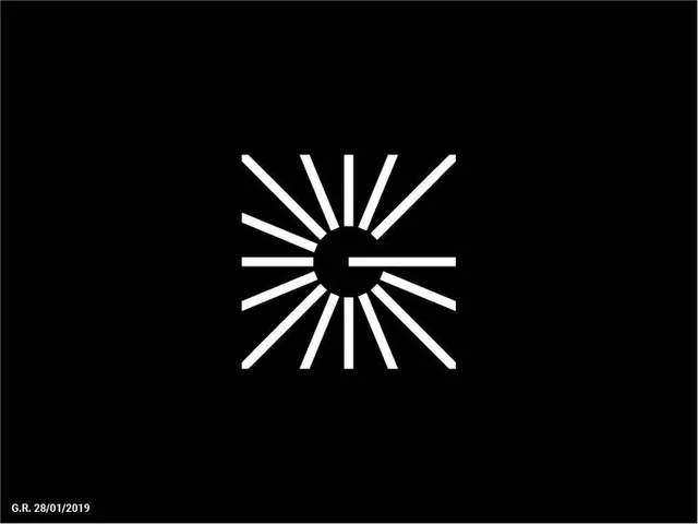 Minimal monochrome logo, minimal, monochrome, dark