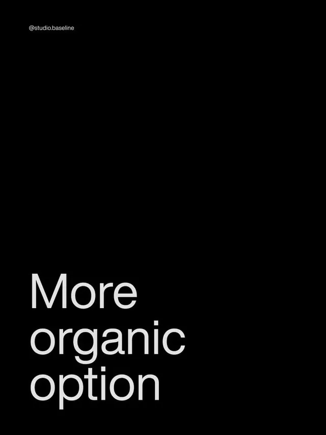 Bottom-anchored headline on black, minimal, dark-mode, dark