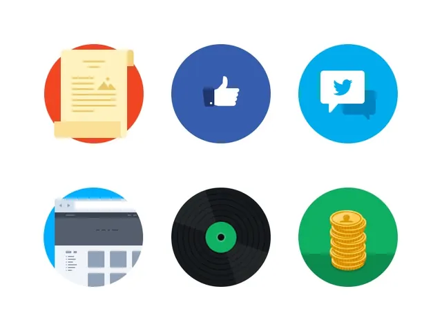 Circular Icon Set