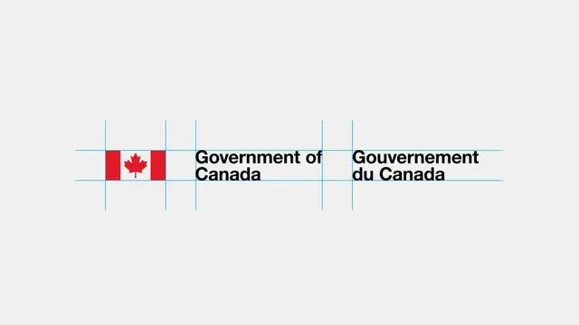 Government of Canada Bilingual Logo System, corporate-clean, minimal, light