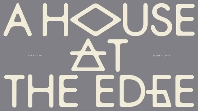 Minimal geometric wordmark, minimal, geometric, muted