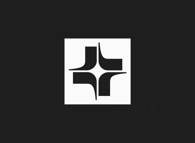 Minimal swiss logo, minimal, swiss, dark